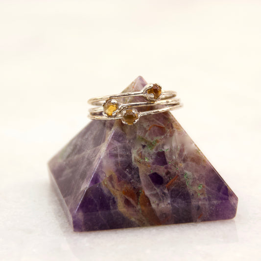 The Rising Sun Citrine Ring