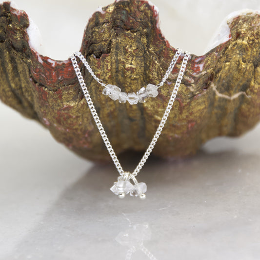 Portal of Light Fine Herkimer Choker or Necklace