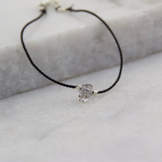 Portal of Light Herkimer Diamond Thread Bracelet