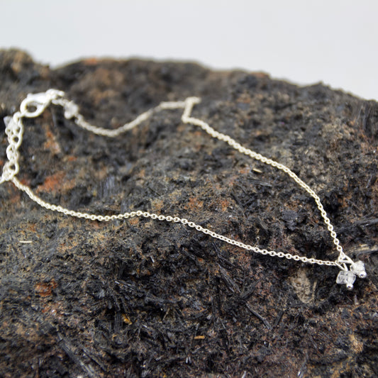 Portal of Light Fine Herkimer Anklet