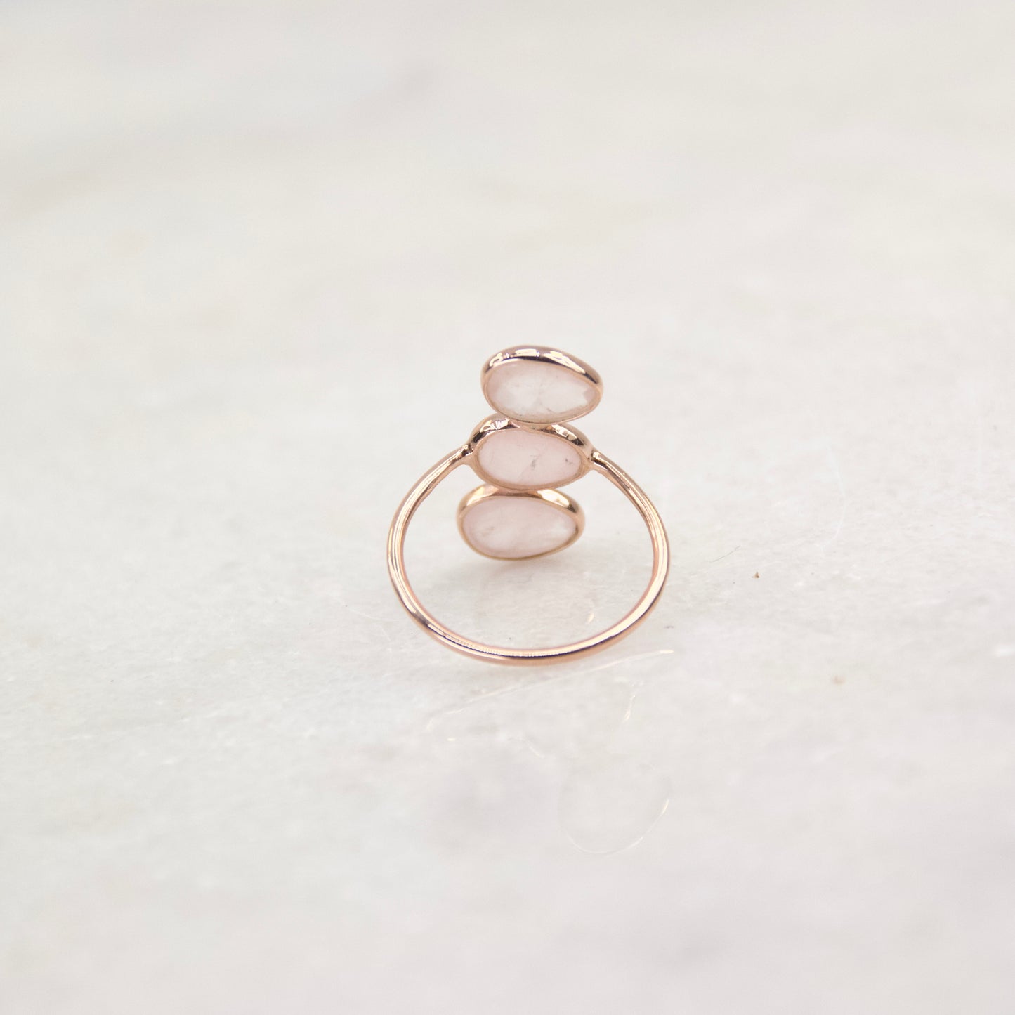 Belle Époque Rose Quartz Statement Ring