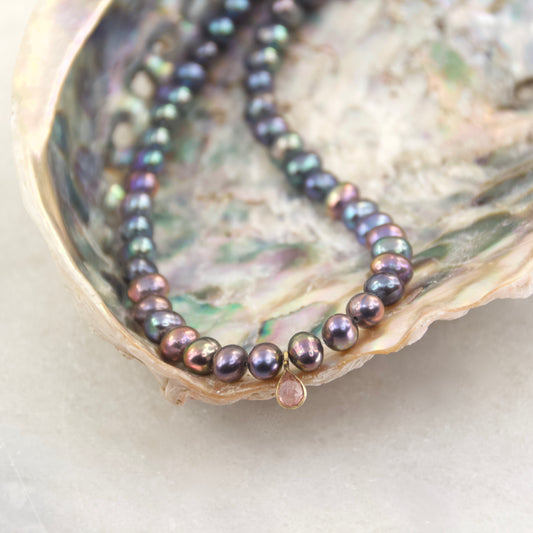 Golden Age Black Pearl Necklace