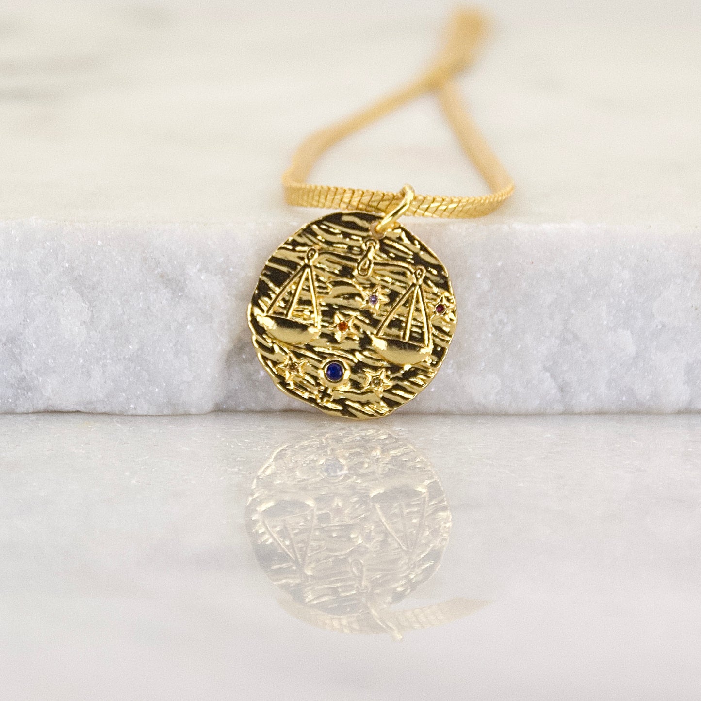 Gems of a Golden Age Zodiac Pendant