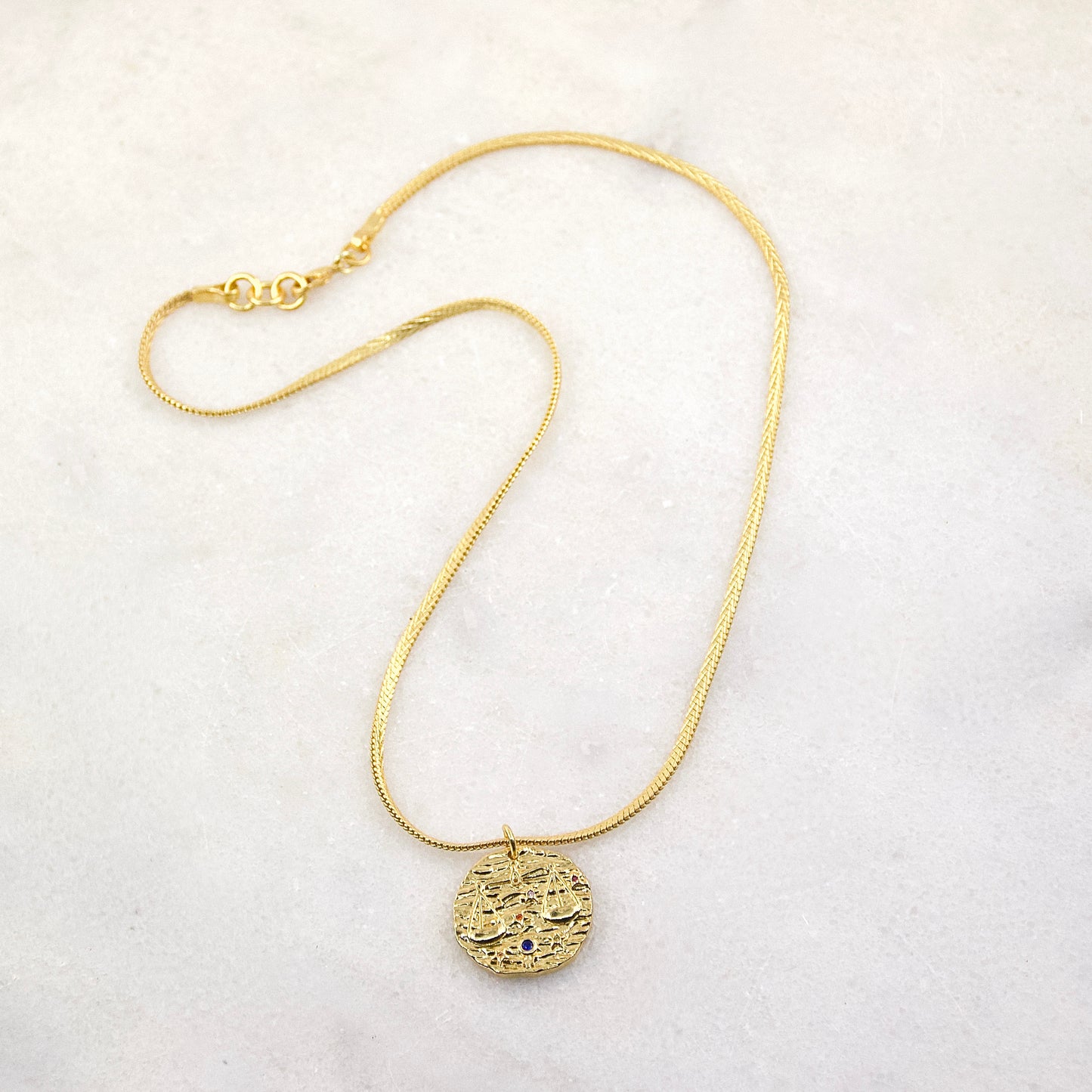 Gems of a Golden Age Zodiac Pendant