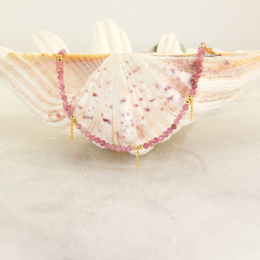 Divine Balance Tourmaline Drop Necklace