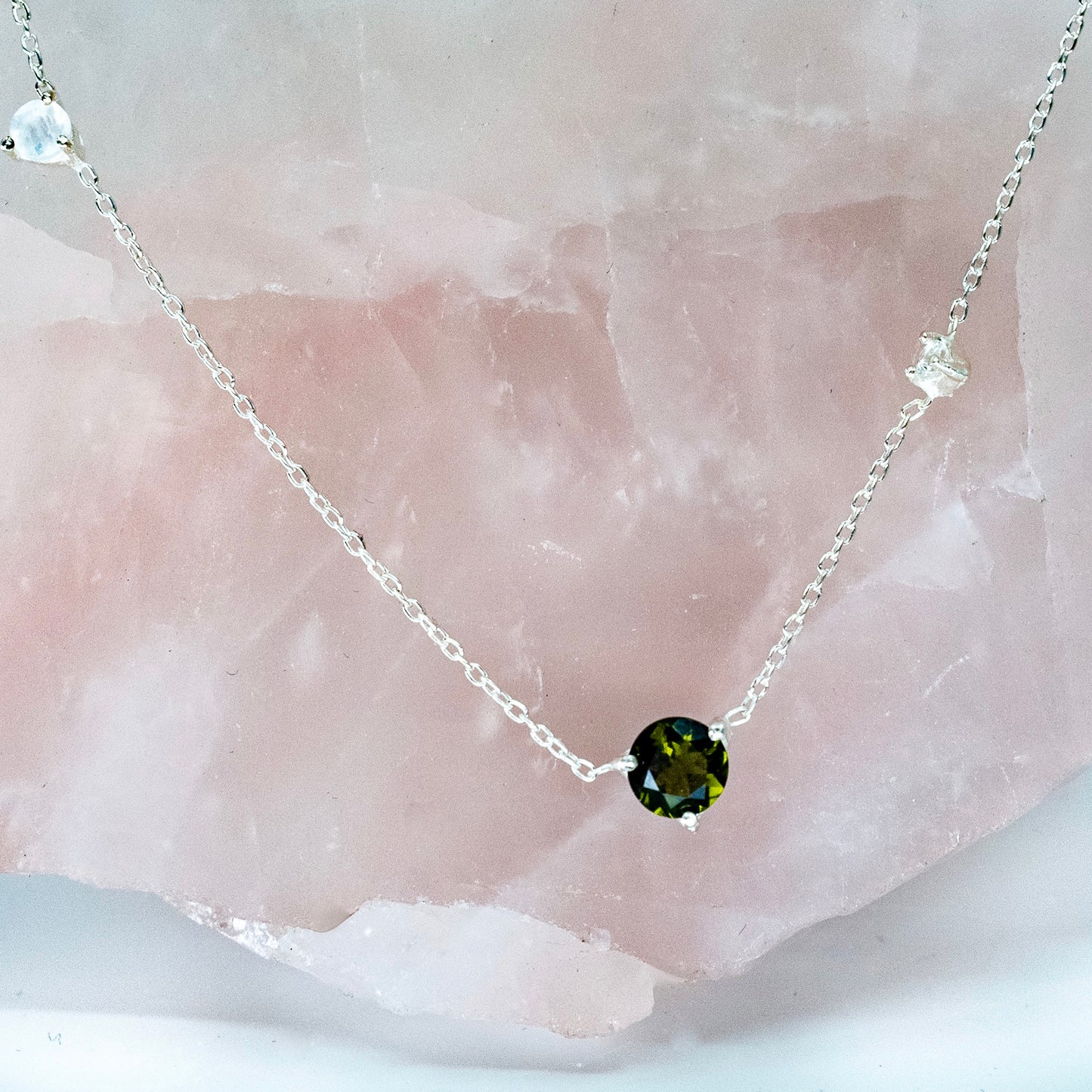 All That Glitters Green Tourmaline Necklace