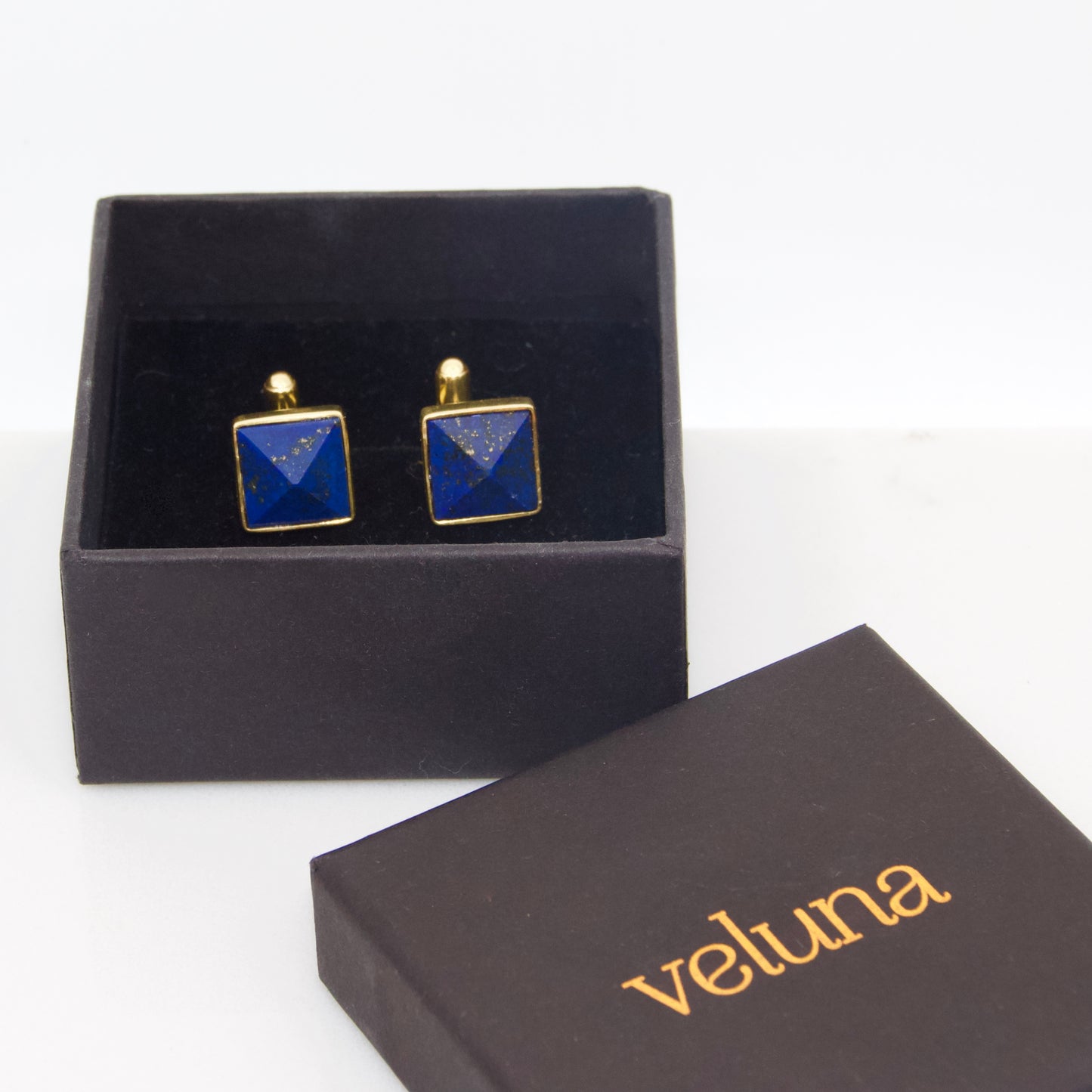 Dapper Lapis Lazuli Cuff Links