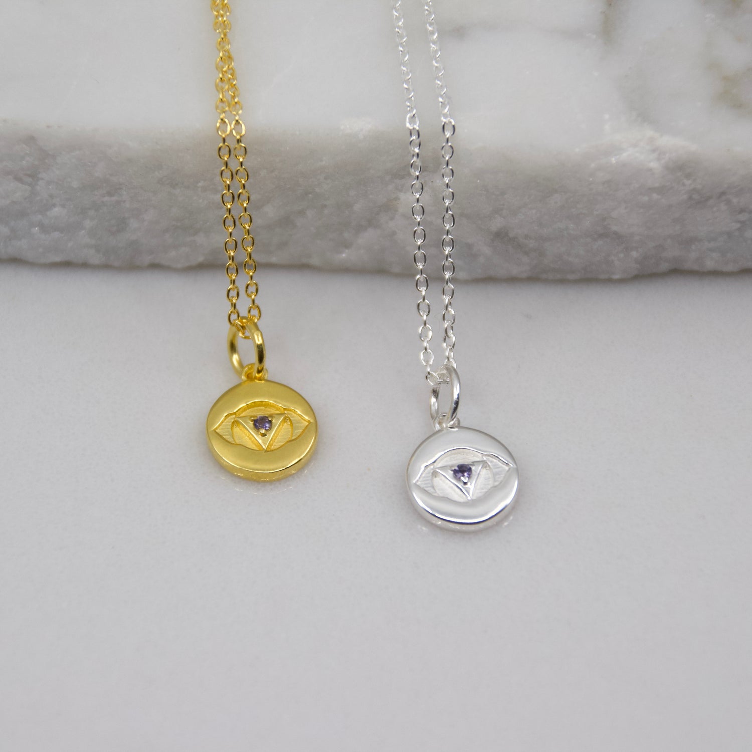 Purple 3rd Eye Necklace | Amuletta Jewelry | Amuletta