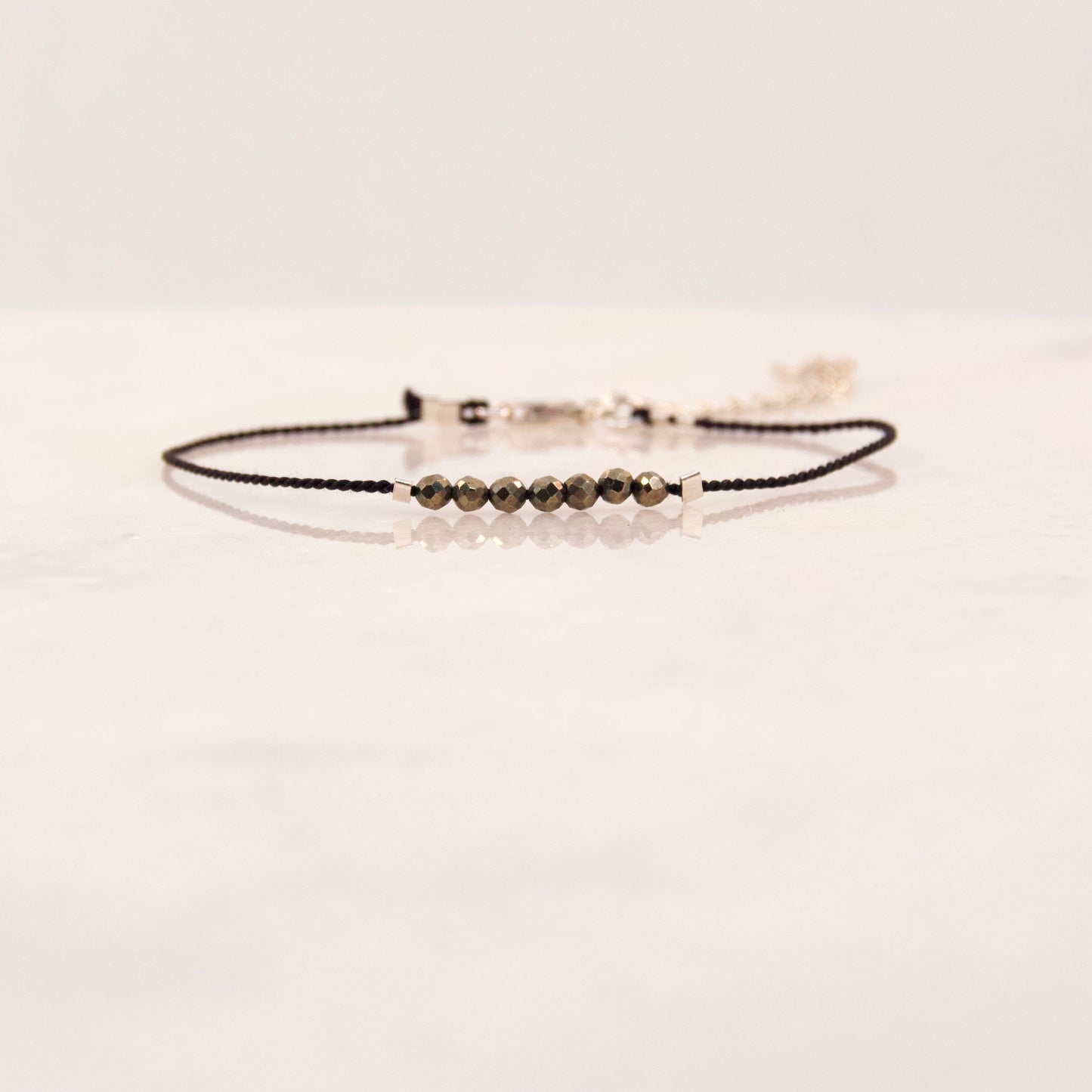 Razzle Dazzle Pyrite Thread Bracelet