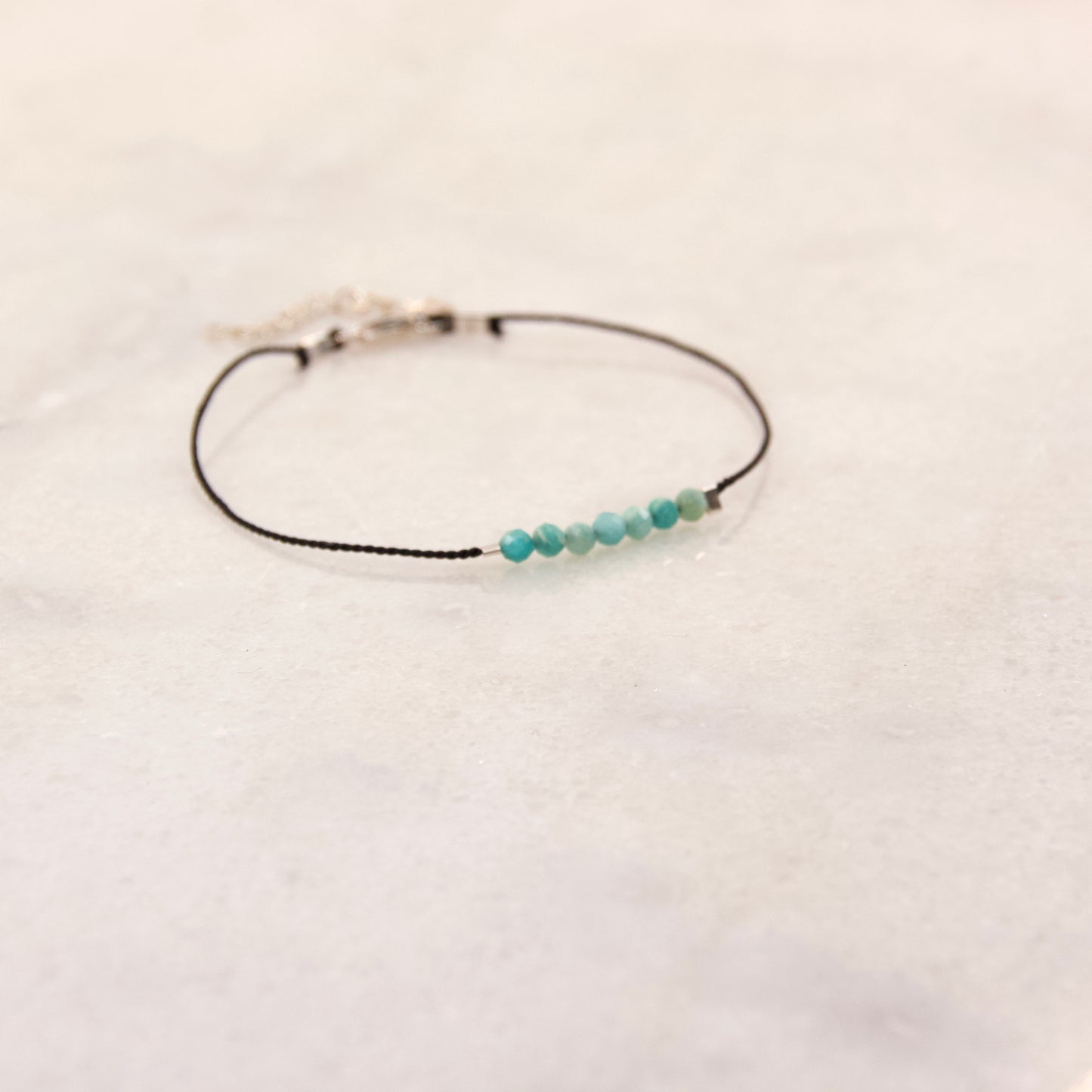 Razzle Dazzle Amazonite Thread Bracelet