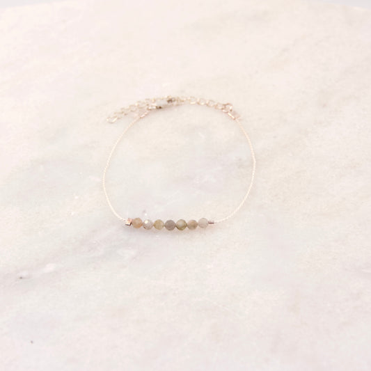 Razzle Dazzle Labradorite Thread Bracelet